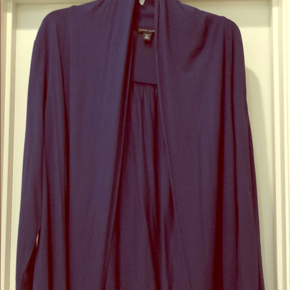 Banana Republic XL midnight blue open cardigan